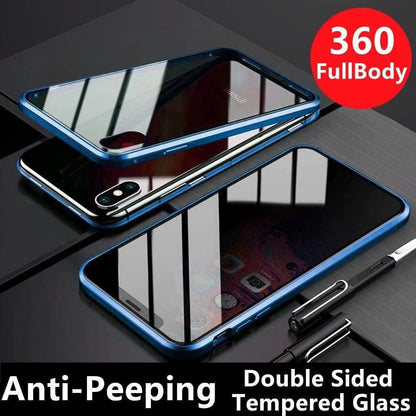 Exclusive Privacy Magnetic Glass Phone Case With 360° Protection ( Google Pixel  )