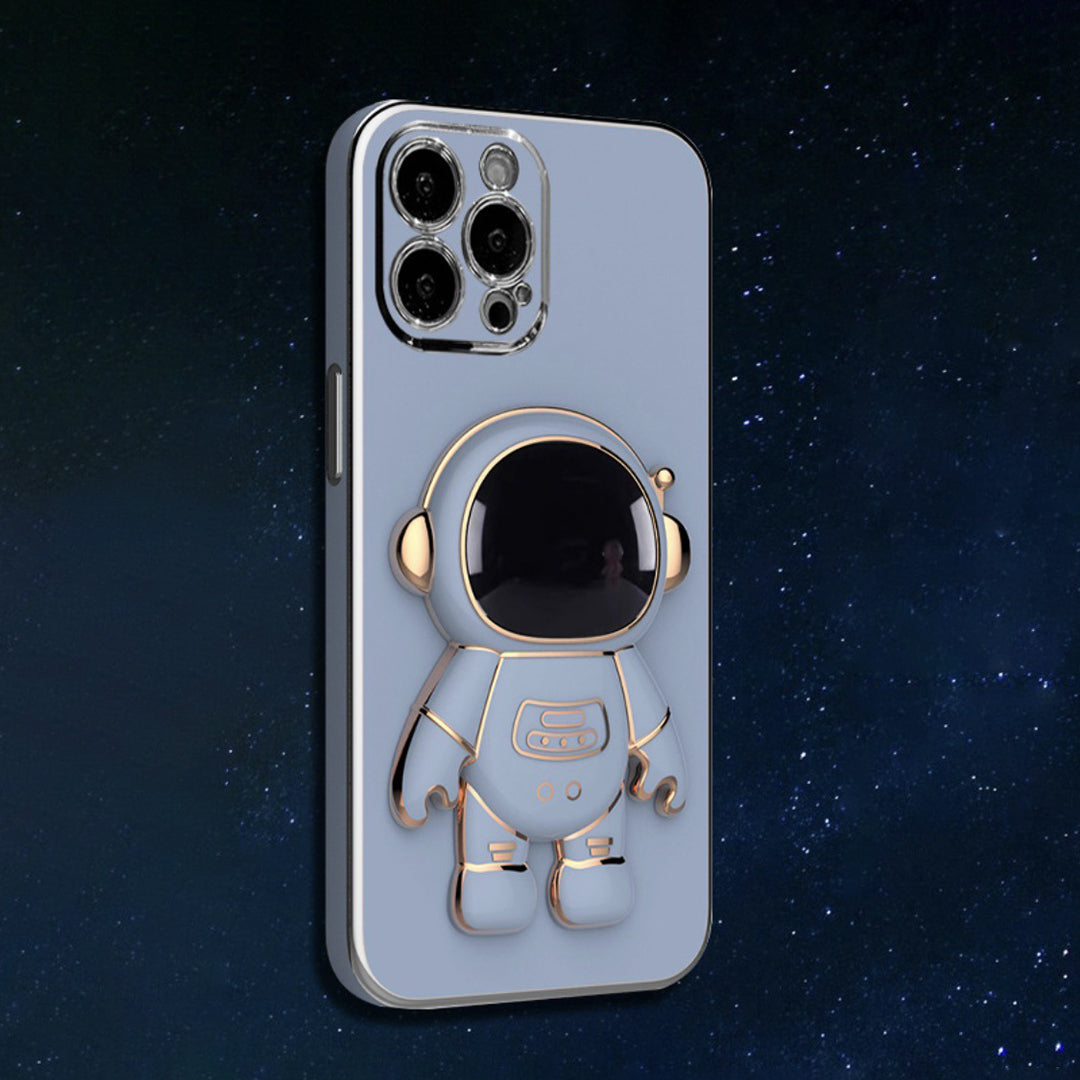 iPhone 14 Series Luxurious Astronaut Bracket Case