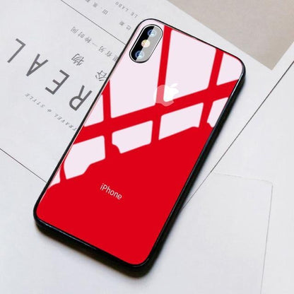 iPhone XS Max Soft TPU Edge Glossy Back Case