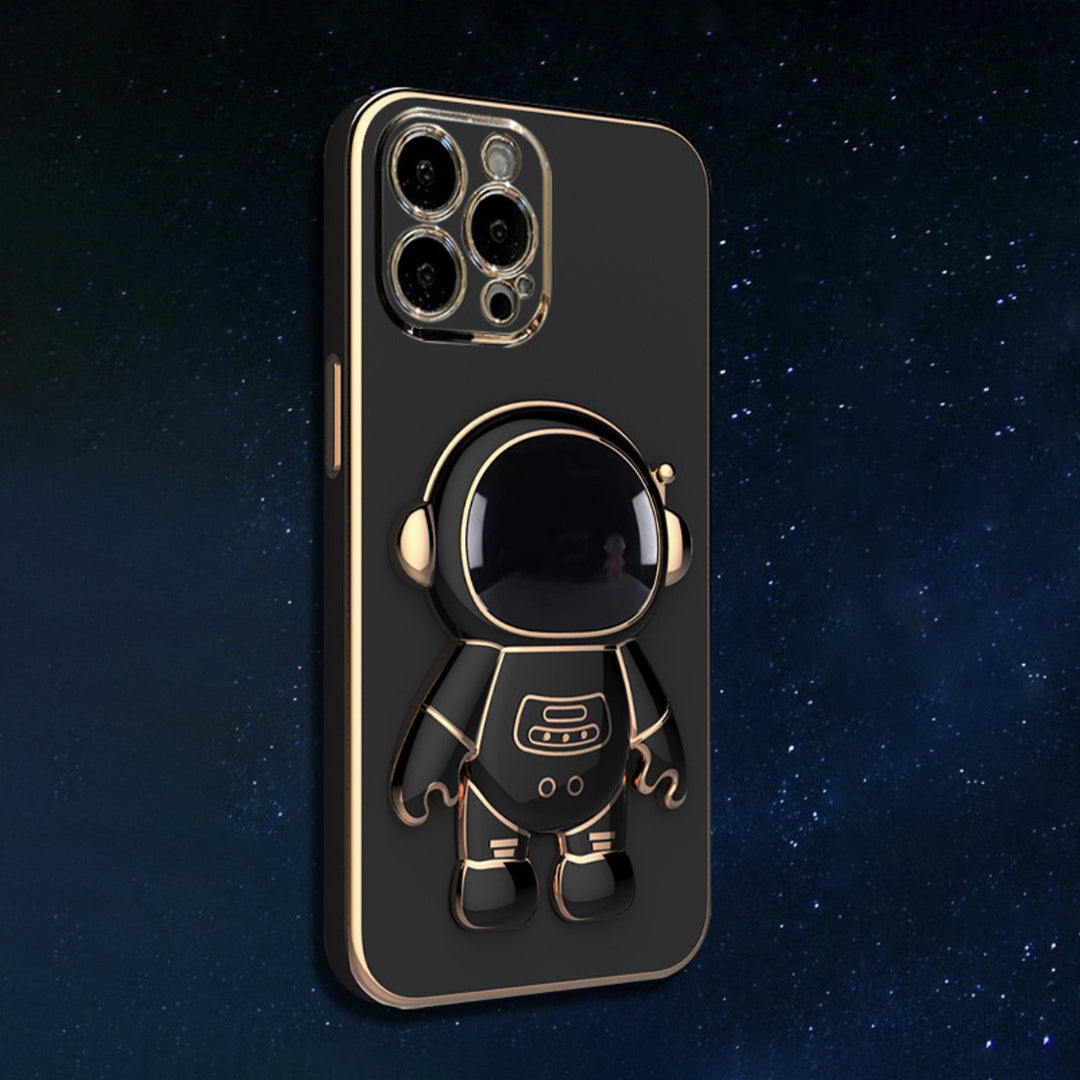 iPhone 14 Series Luxurious Astronaut Bracket Case