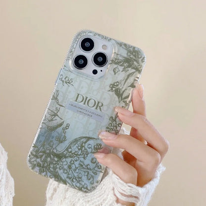 Dior Pattern Back Case - iPhone