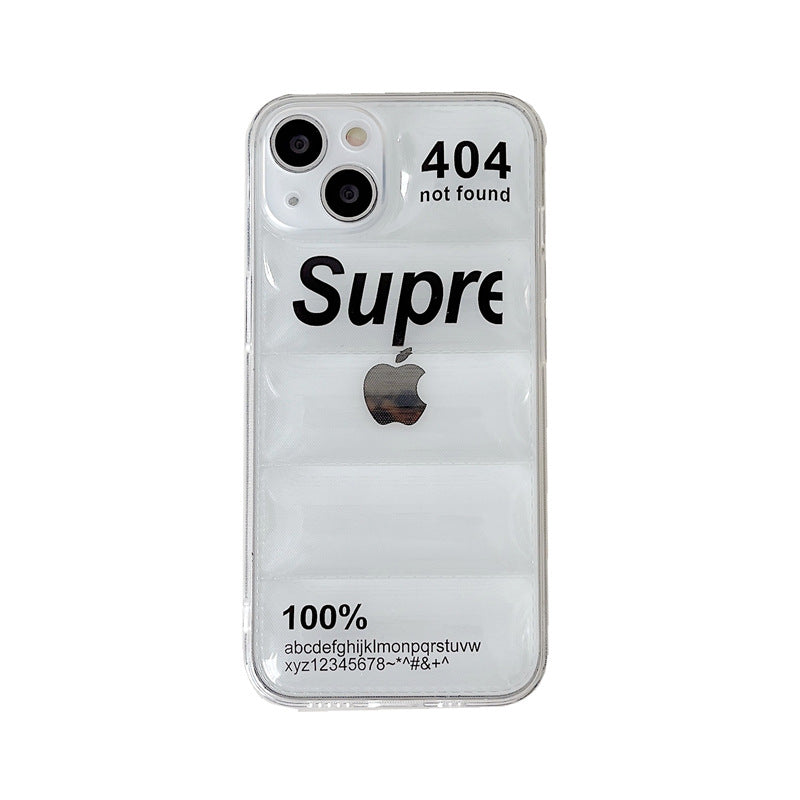 Sup Puffer Case transparent Jacket iPhone Puffer Case