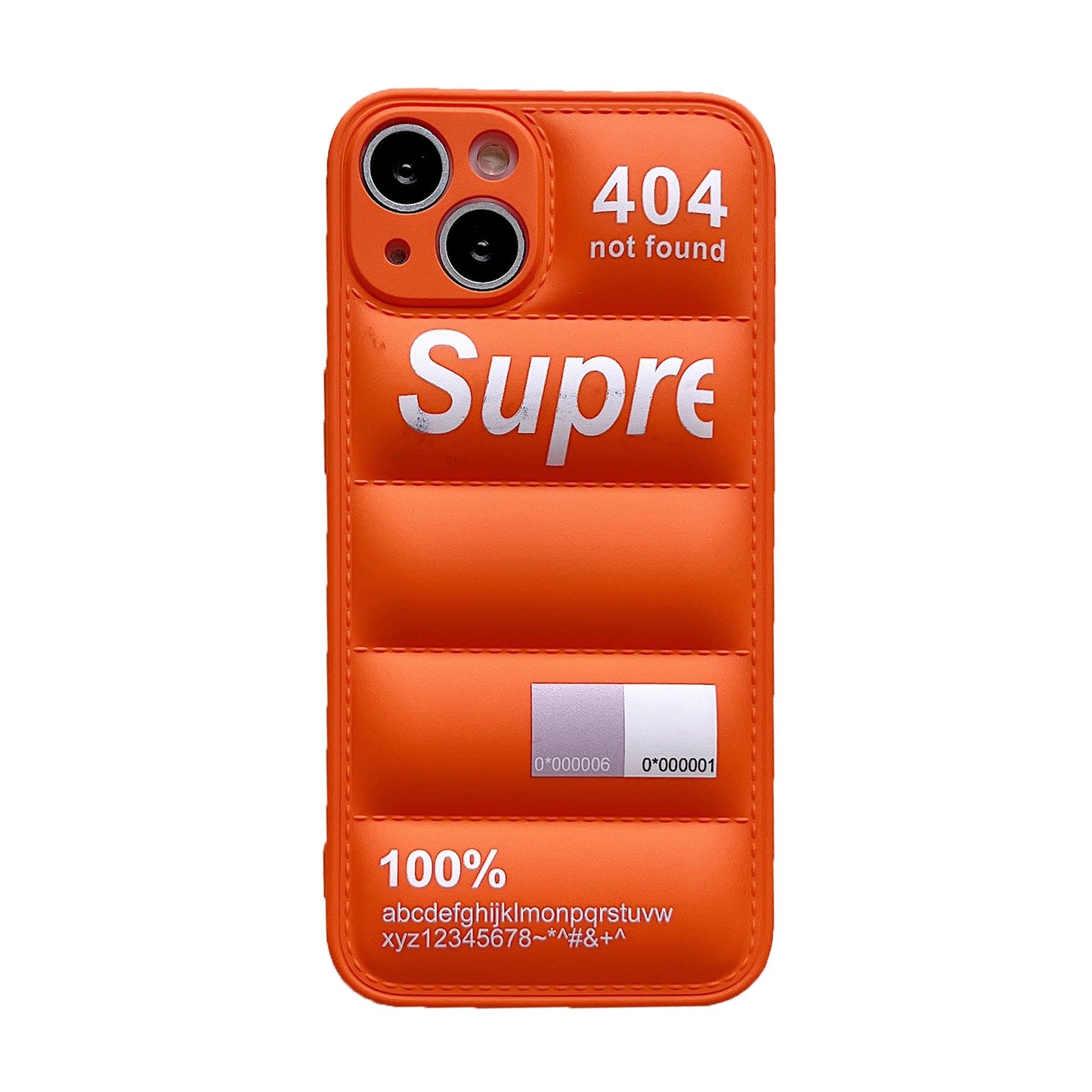 Sup Blue Down Jacket iPhone Puffer Case