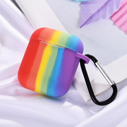 Rainbow Liquid Silicone AirPods Case