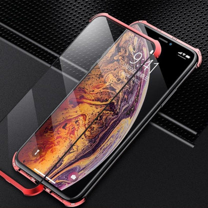 iPhone XR Frameless Auto-Fit (Front+ Back) Magnetic Glass Case