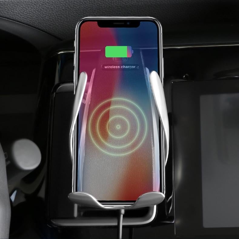 Auto-Clamp Magnetic Wireless Charger Mount