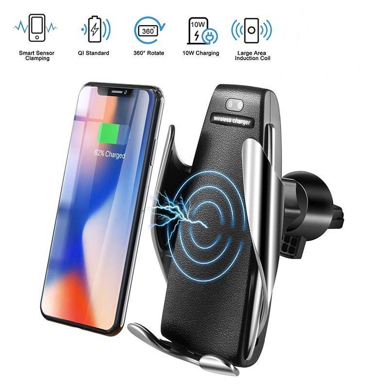 Auto-Clamp Magnetic Wireless Charger Mount