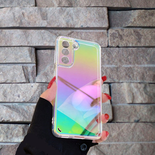 Galaxy S21 FE Gradient Aurora Clear Case