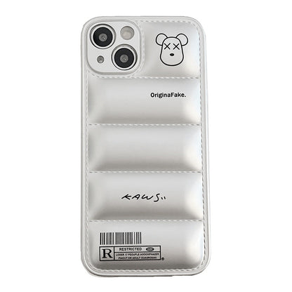 Bear Puffer Case Jacket iPhone Case