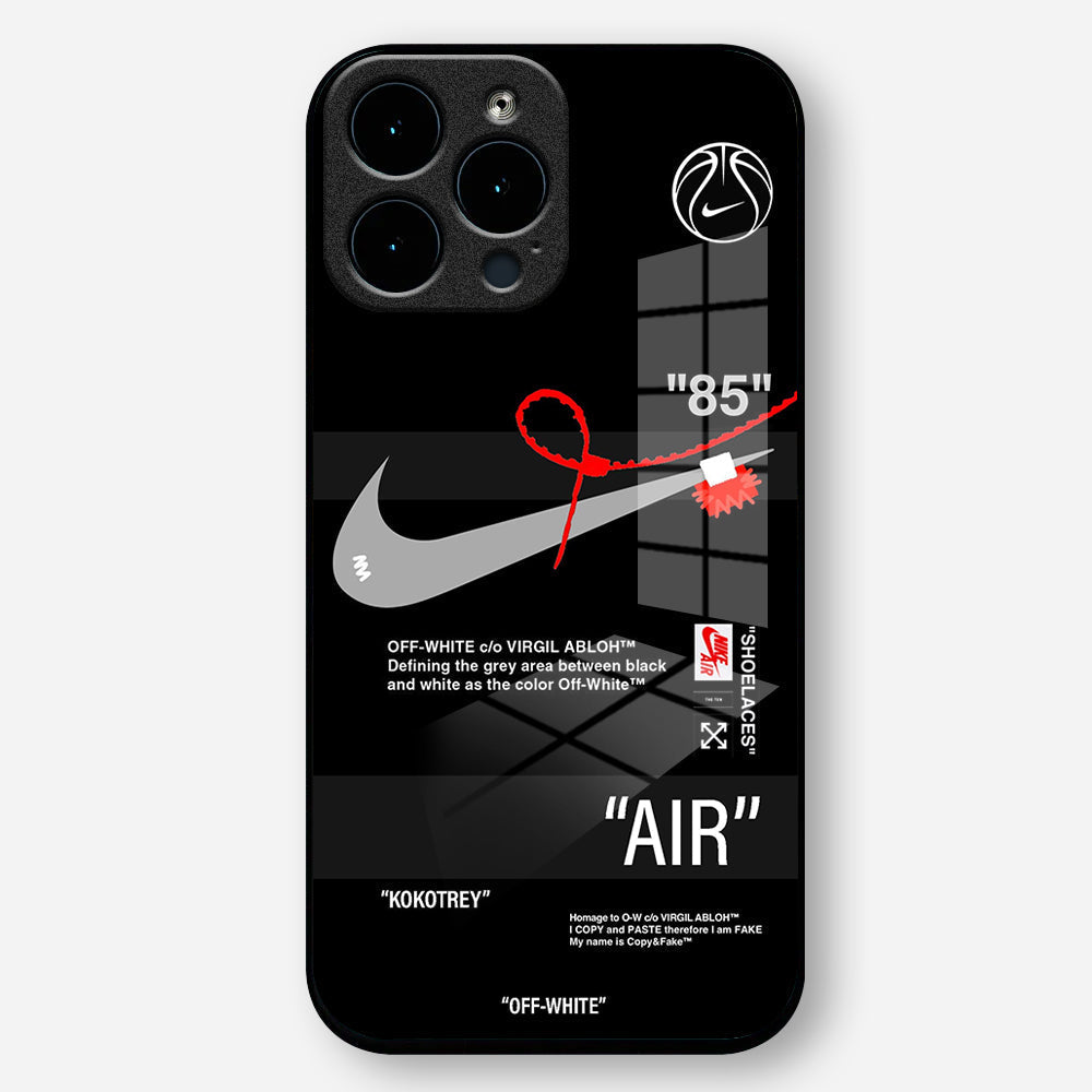 Sneaker Label Glass Case - iPhone