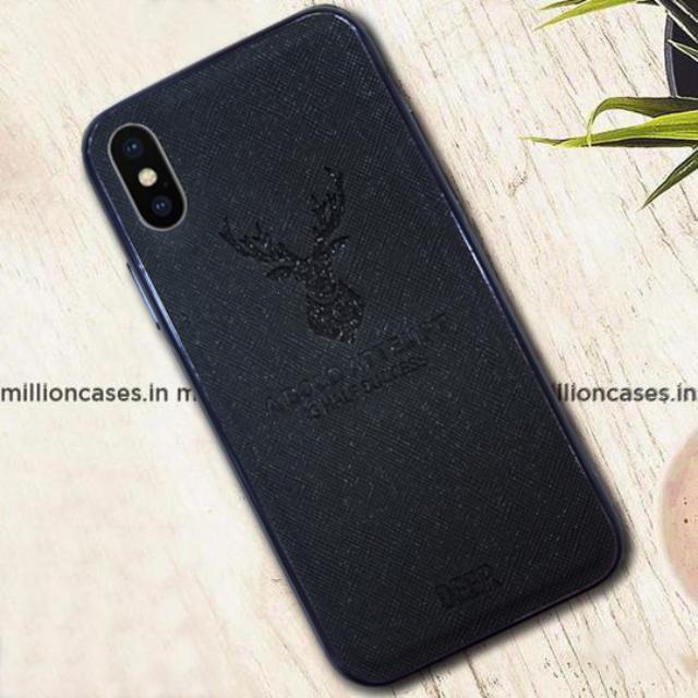 iPhone XS Max Sparkling Deer Pattern Soft Edge Case