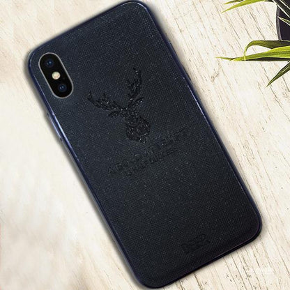 iPhone XS Max Sparkling Deer Pattern Soft Edge Case