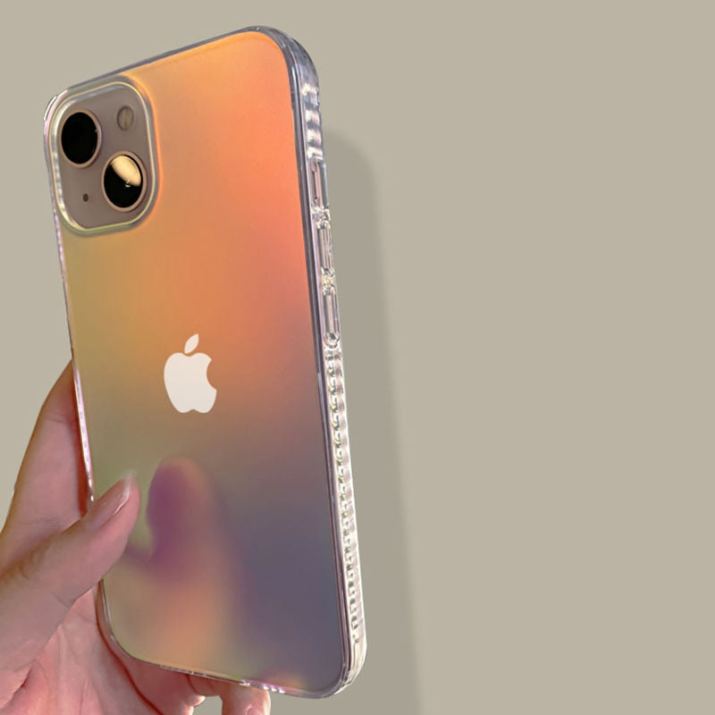 iPhone 14 Laser Gradient Matte Case