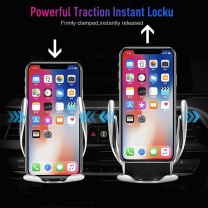 Auto-Clamp Magnetic Wireless Charger Mount