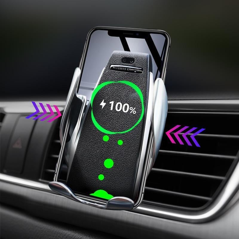 Auto-Clamp Magnetic Wireless Charger Mount