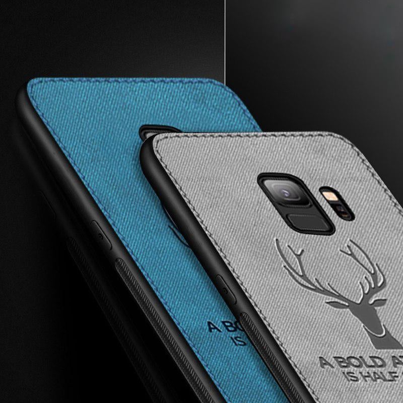 Galaxy S9 Deer Pattern Inspirational Soft Case