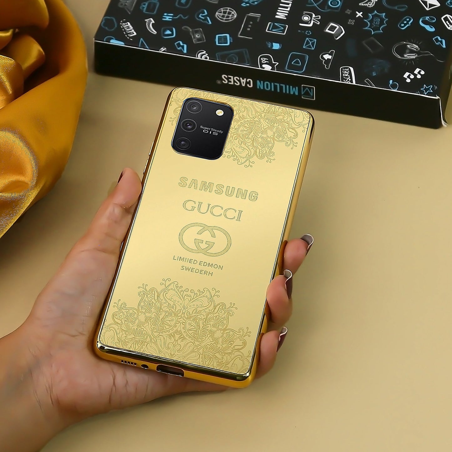 Galaxy Note Series Crafted Gold Luxurious Camera Protective Case