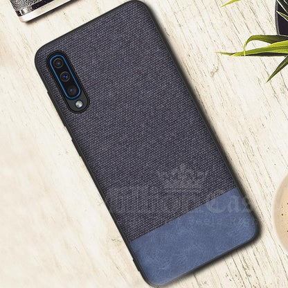 Galaxy A70 Two-tone Leather Textured Matte Case