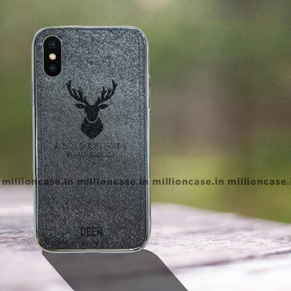 iPhone XS Max Sparkling Deer Pattern Soft Edge Case