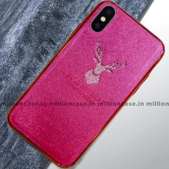 iPhone XS Max Sparkling Deer Pattern Soft Edge Case