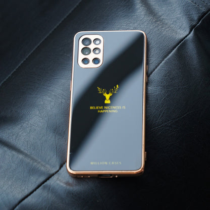 OnePlus 9 Pro Electroplating Reindeer Pattern Glass Case