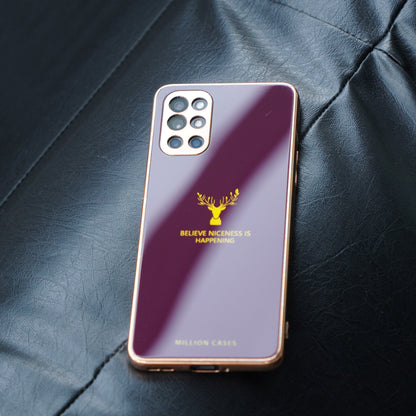 OnePlus 9 Pro Electroplating Reindeer Pattern Glass Case