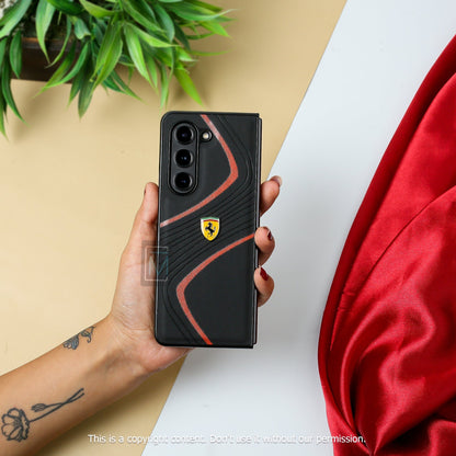 Ferrari® Galaxy Z Fold5 Luxurious Quilted Supercar Case