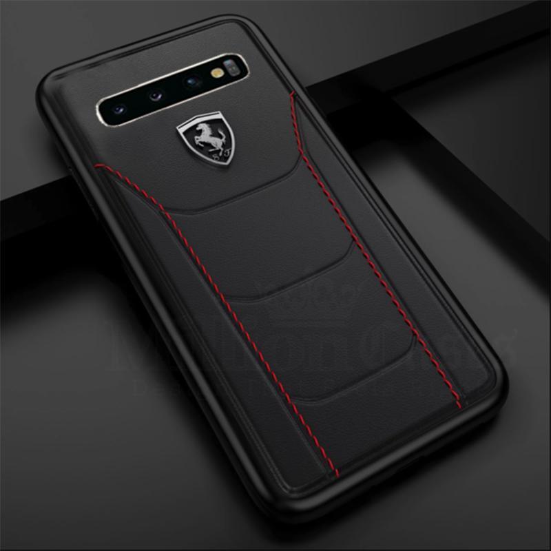 Galaxy S21 Series (2 in 1 Combo)Ferrari Case + Camera Lens Protector