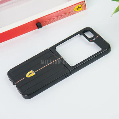 Galaxy Z Flip5 Ferrari Logo Suitcase Line Design case