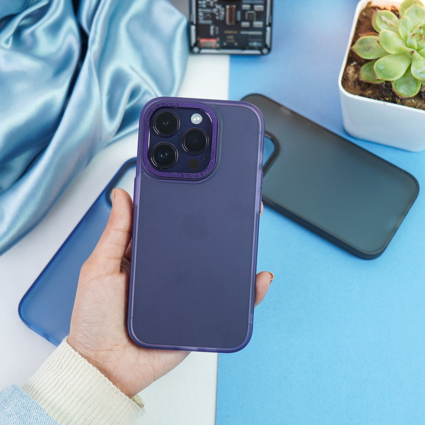 Frosted Shockproof Matte Case - iPhone