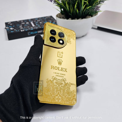 Crafted Gold Luxurious Camera Protective Case - OnePlus