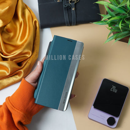 Galaxy Z Fold4 Half Flip Case With Pen Holder