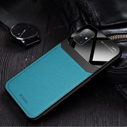 Sleek Slim Leather Glass Case