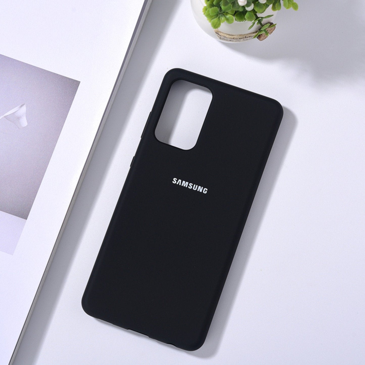 Galaxy A72 Liquid Silicone Logo Case