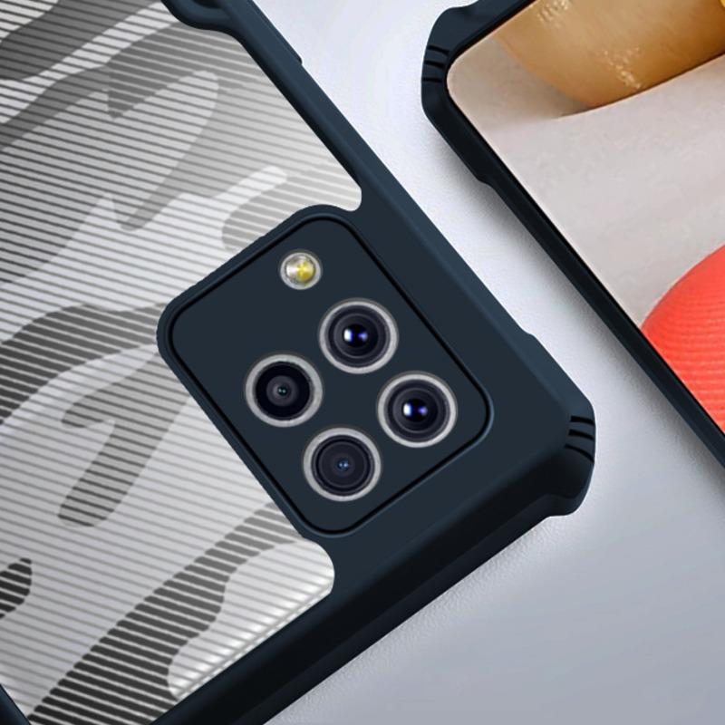 Galaxy F62 Transparent Camouflage Case