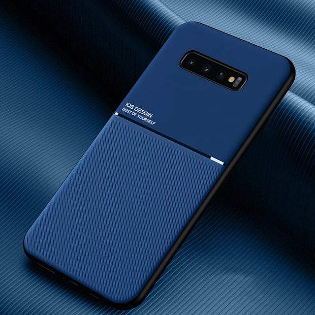 Galaxy S10 Carbon Fiber Twill Pattern Soft TPU Case