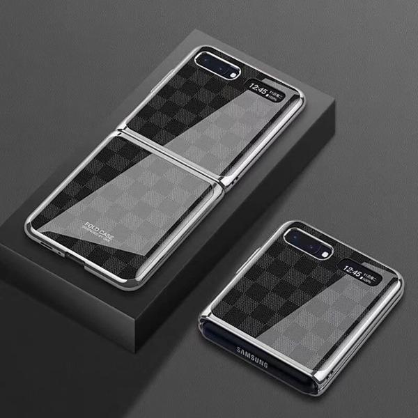 Galaxy Z Fold3 Check Pattern Glass Flip Case