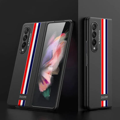 Galaxy Z Fold3 Ultra Thin Hybrid Striped Matte Shell Case