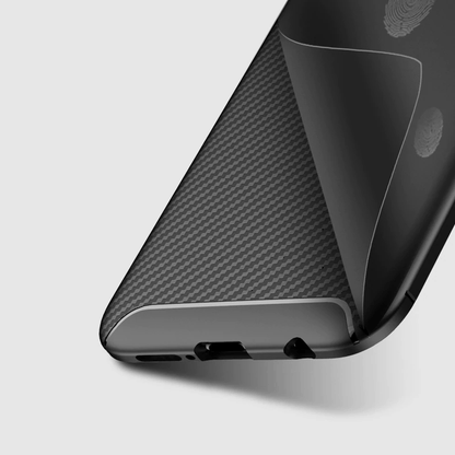 Galaxy A30 Frosted Carbon Fiber Shockproof Soft Case