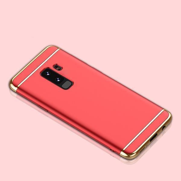 Galaxy A6 Plus Luxury 3in1 Electroplating Matte Finish Case