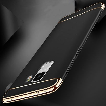 Galaxy A8 Plus Luxury 3 in 1 Electroplating Back Case