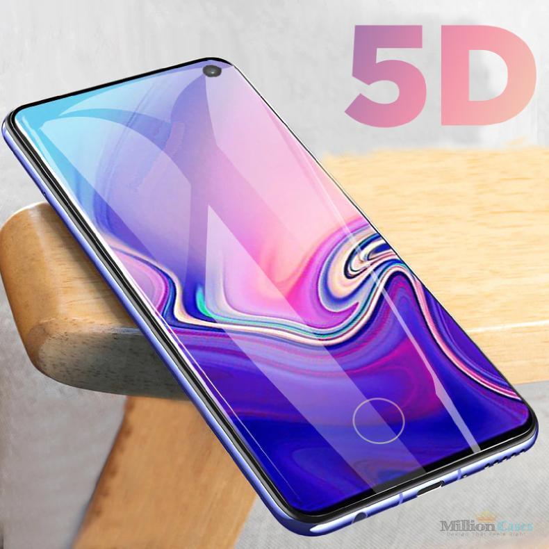 Galaxy S10 5D Tempered Glass Screen Protector [With In-Display Fingerprint Sensor]