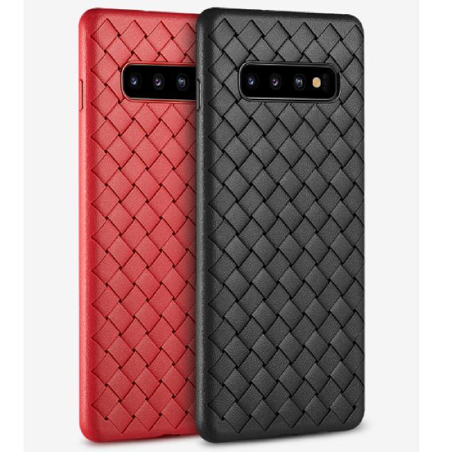 Henks ® Galaxy S10 Plus Ultra-thin Grid Weaving Case