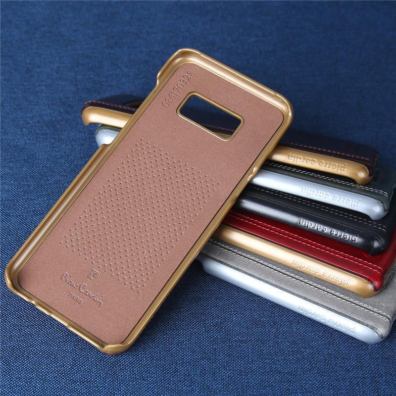 Galaxy S8/S8 Plus Pierre Cardin Genuine Leather Case