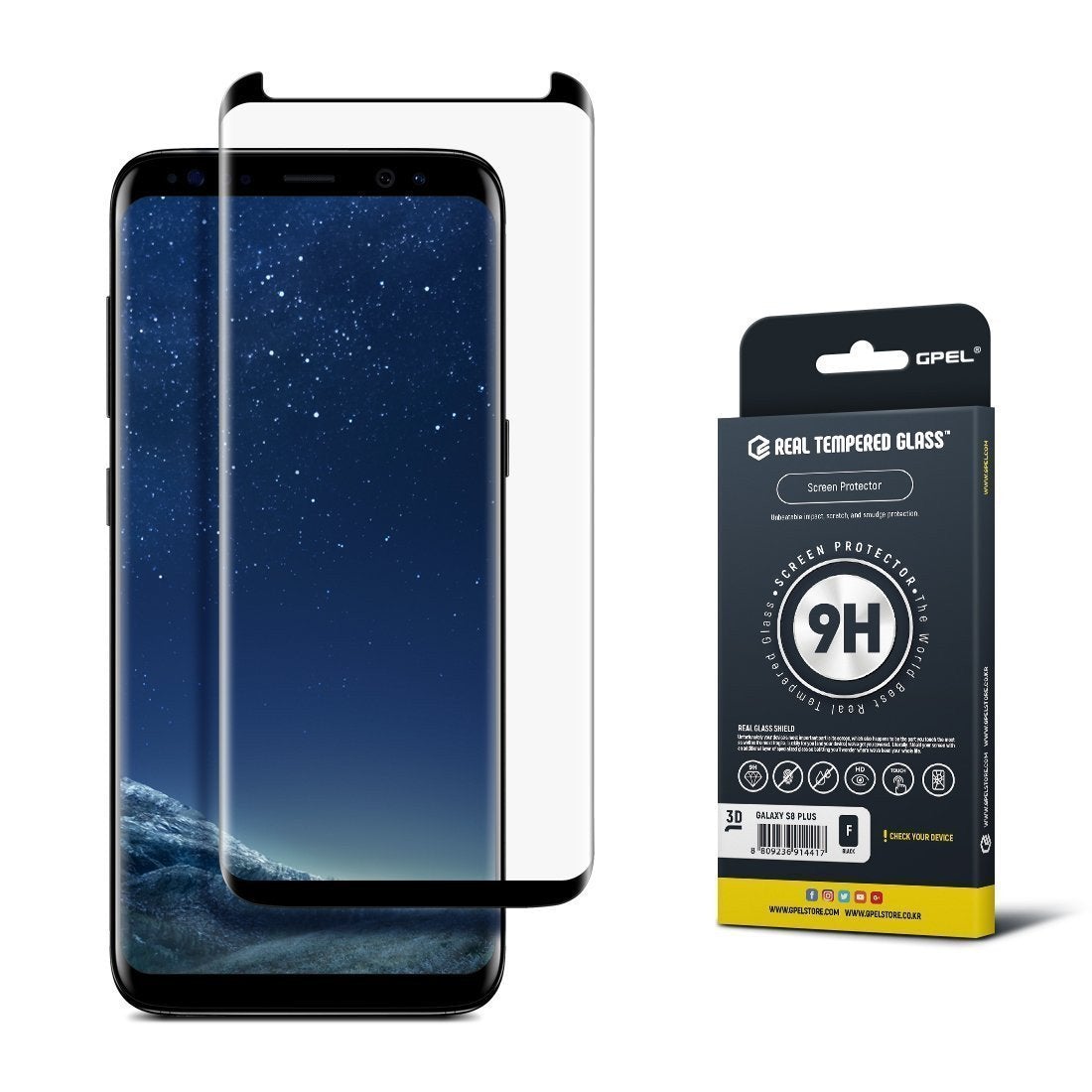 Galaxy S8/S8 Plus 4D Cut Tempered Glass