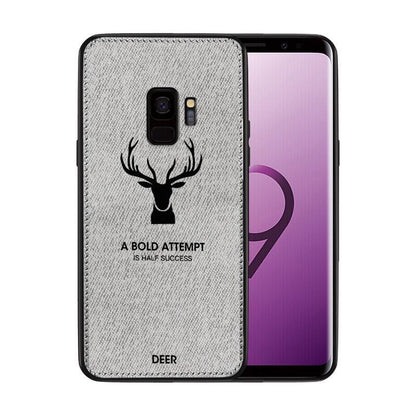 Galaxy S9 Deer Pattern Inspirational Soft Case