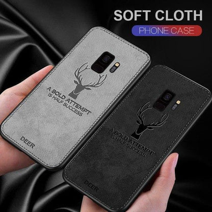 Galaxy S9 Deer Pattern Inspirational Soft Case