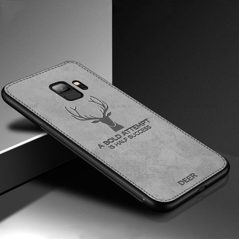 Galaxy S9 Deer Pattern Inspirational Soft Case