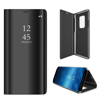 Galaxy M42 Mirror Clear View Flip Case