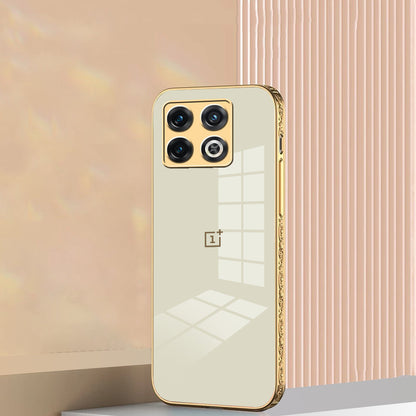 OnePlus 10 Pro Embossed TPU Gold Edge Design Case